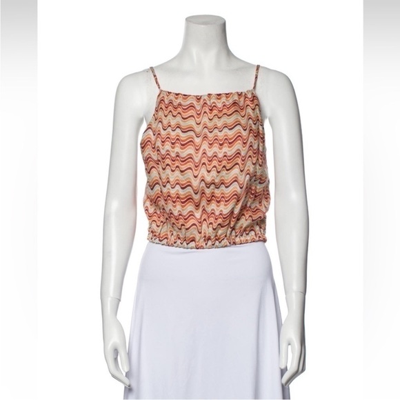 NWT Faithful the brand women’s halter crop top ottica top summer beach wear - Picture 3 of 10